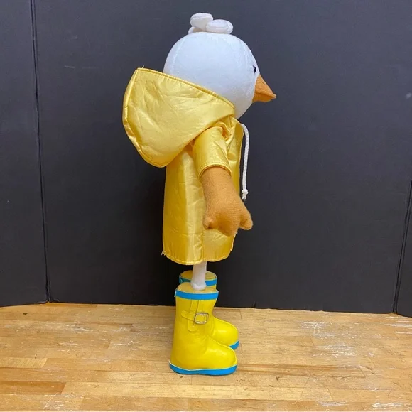 DEBI LILLY Standing Duck In Yellow Raincoat and Boots Decorative - Floral 18” - Picture 4 of 9